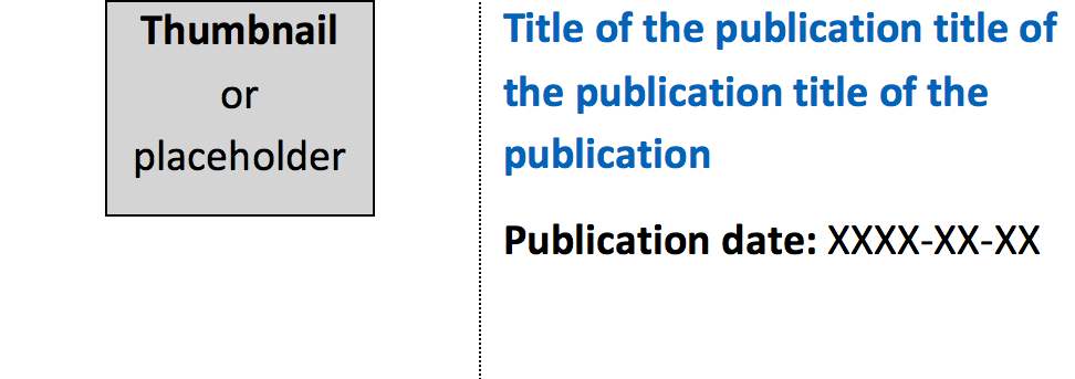 Option 2: Image of thumbnail with metadata